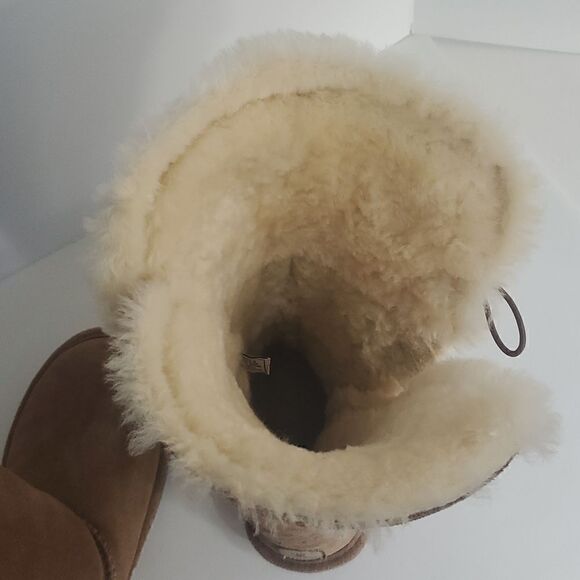 Bearpaw Lauren Boot Sheepkin and Wool Blend Size 7 - Picture 13 of 15